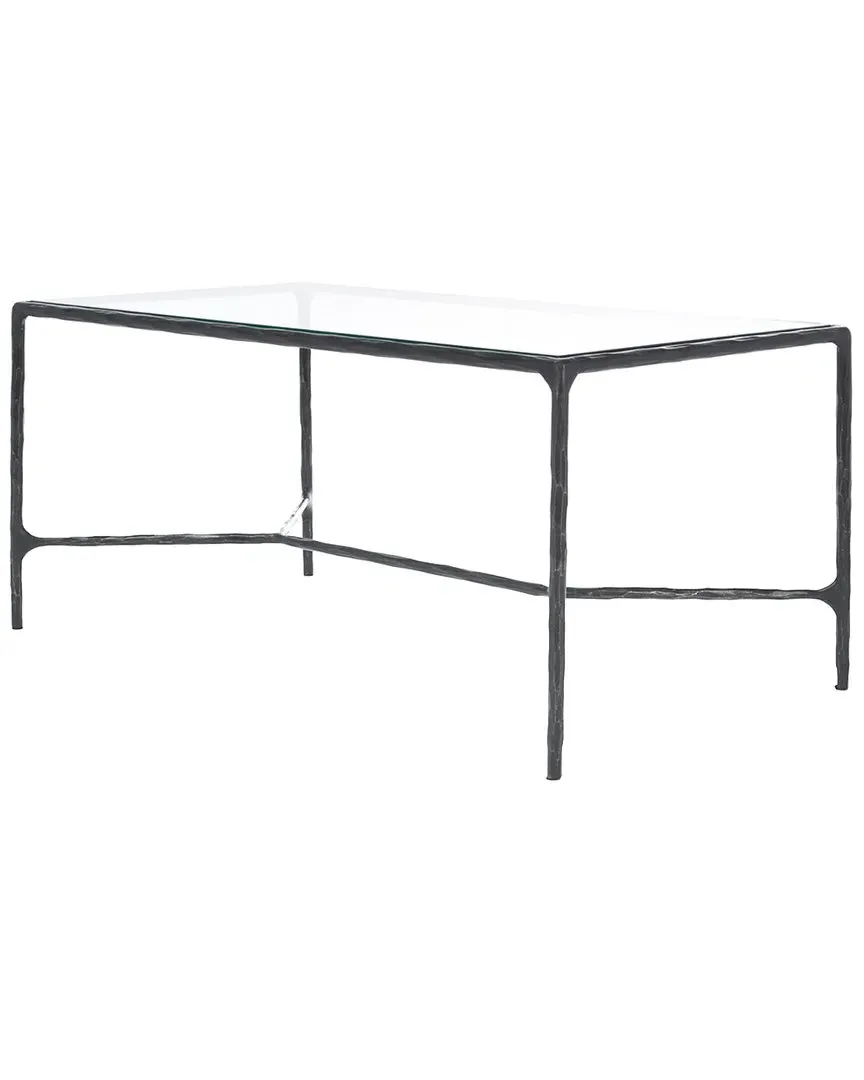 Jessa Rectangular Coffee Table - Black, Metal image