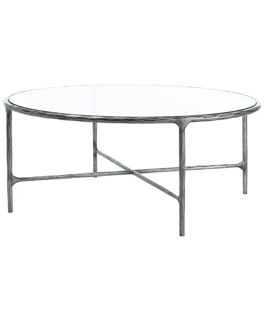 Jessa Round Coffee Table - Silver, Metal image