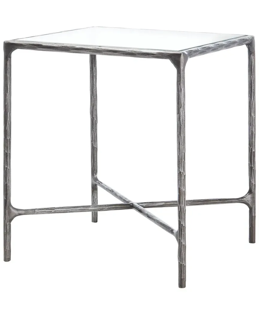 Jessa Square End Table - Silver, Iron image