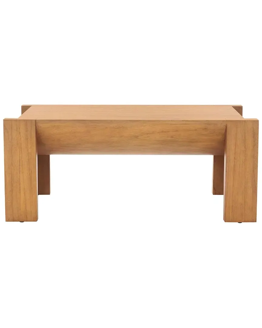 Jessandria Wood Coffee Table - Natural, Mindi Wood