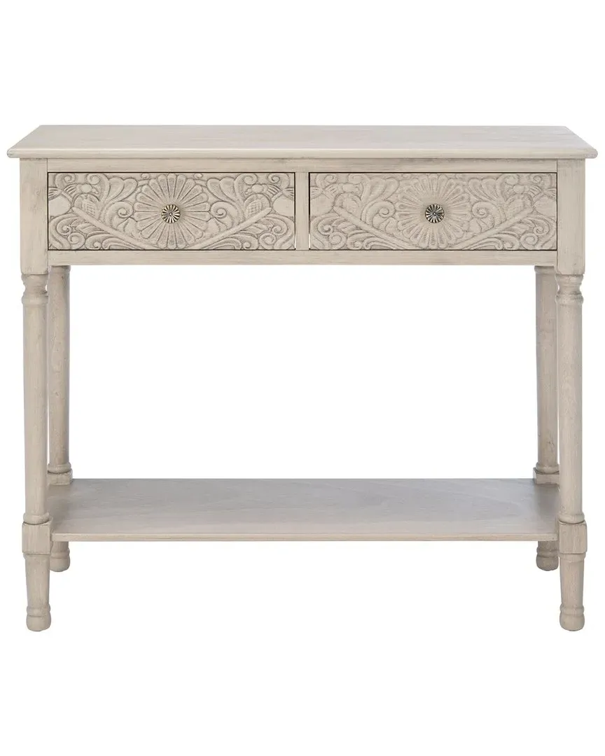 Couture Josie 2 Drawer Console Table - Grey, Pine