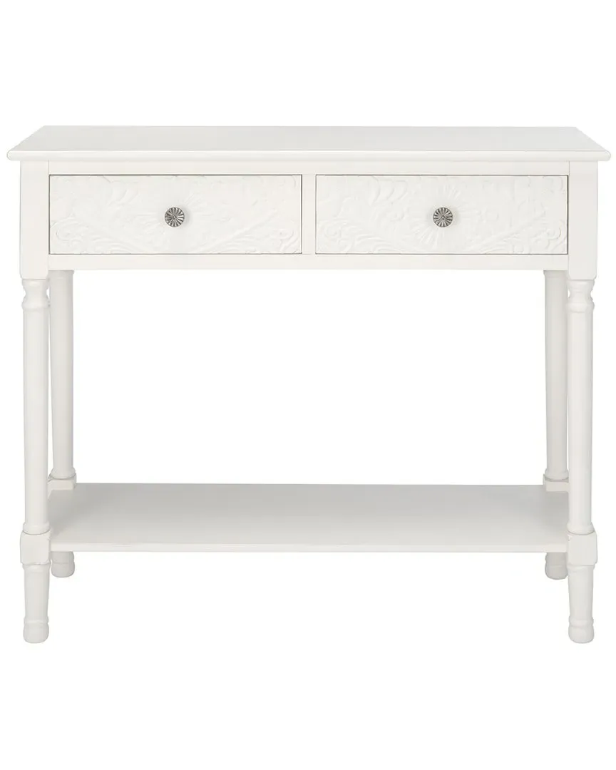 Couture Josie 2 Drawer Console Table - White, Pine