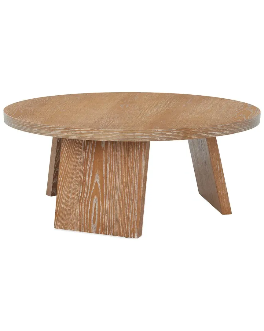 Julianna Round Coffee Table - Rustic Oak image