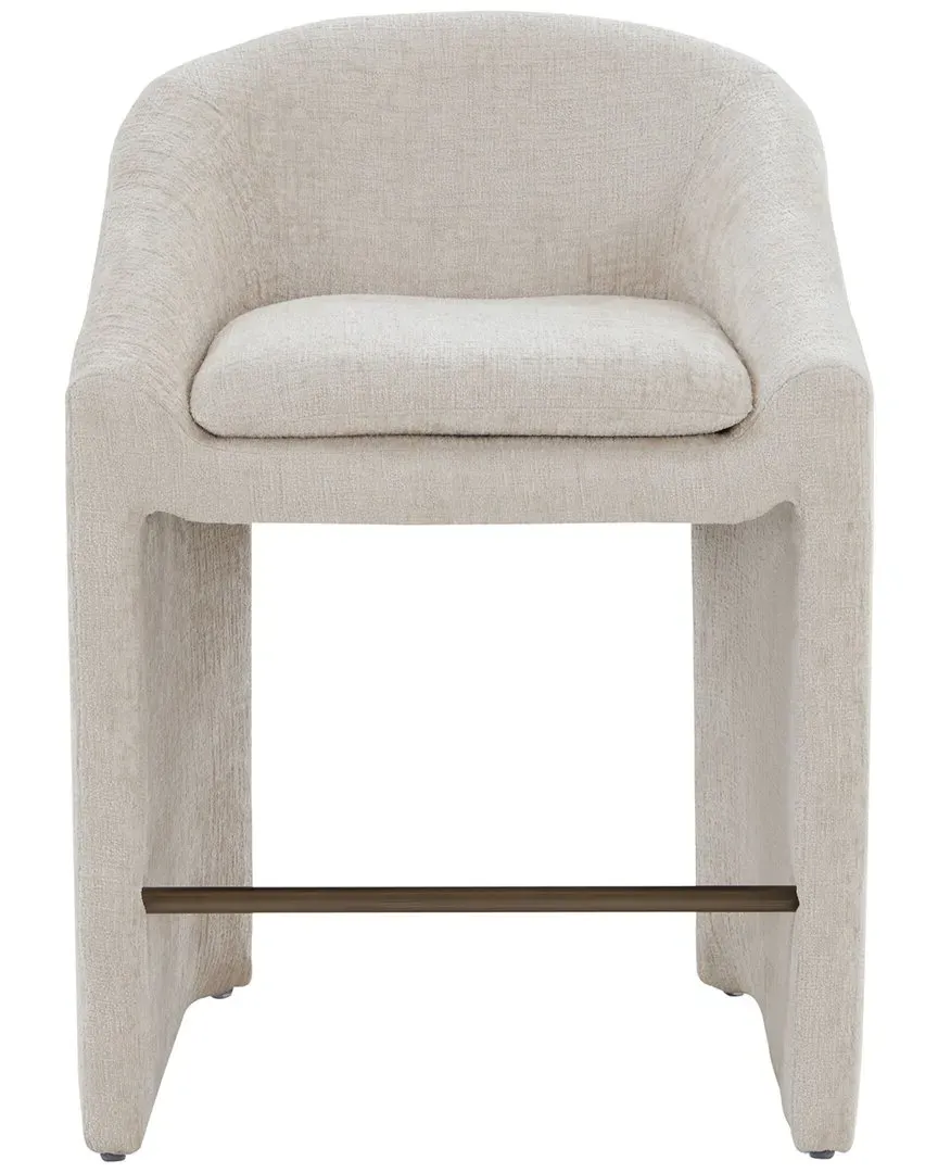 Kagan Counter Stool - Cream, Chenille