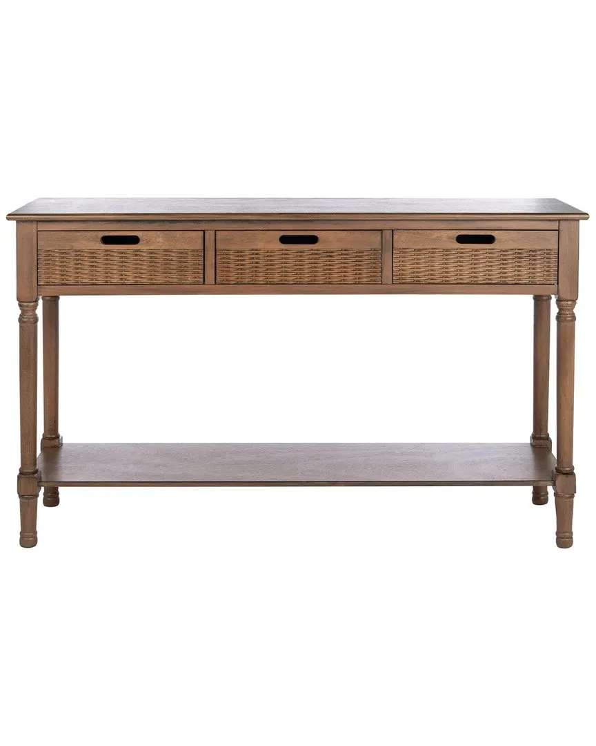 Landers 3 Drawer Console - Brown, Pine