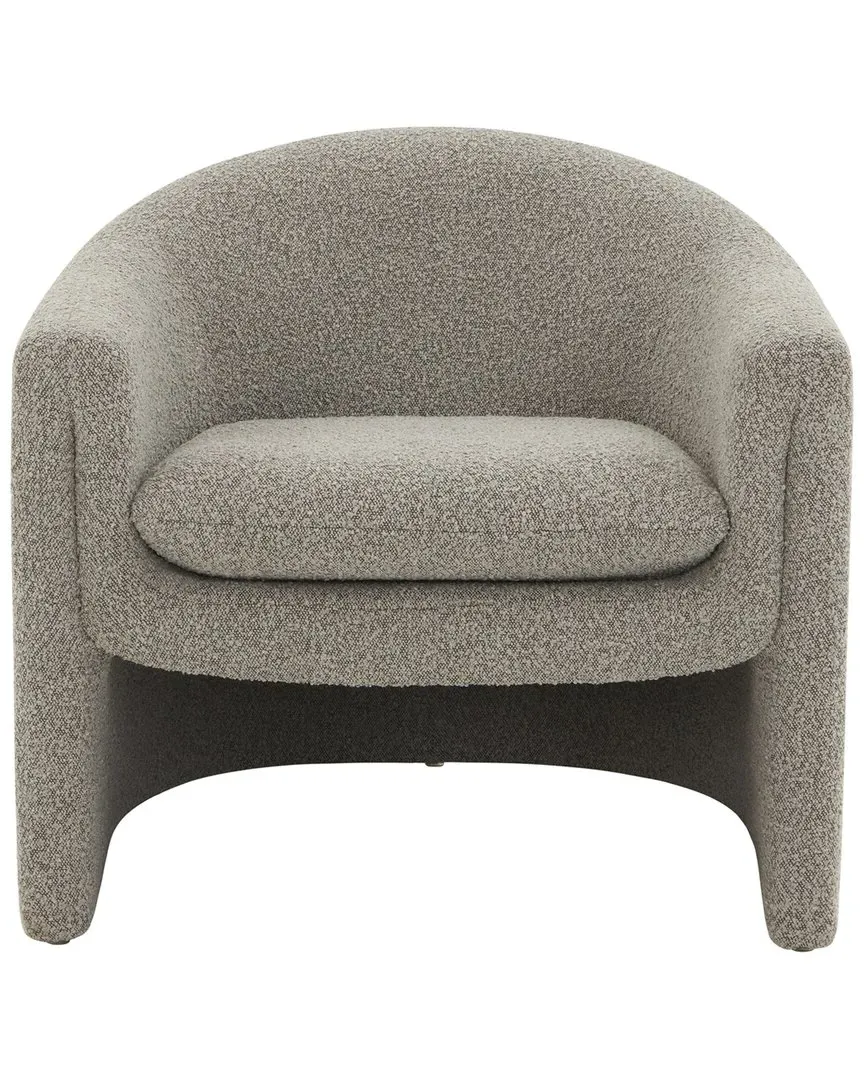 Laylette Accent Chair - Grey, Velvet