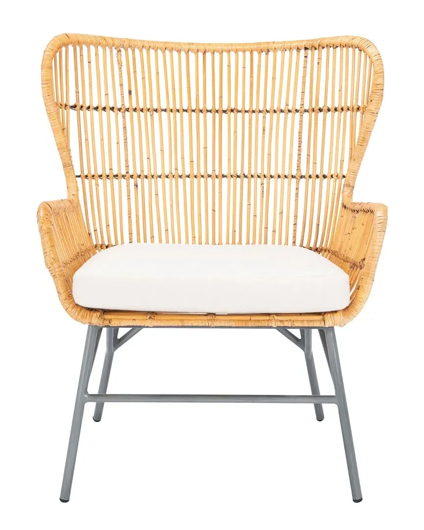 Couture Lenu Rattan Accent Chair with Cushion - Natural