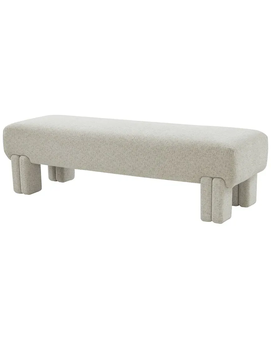 Leslee Upholstered Bench - Taupe