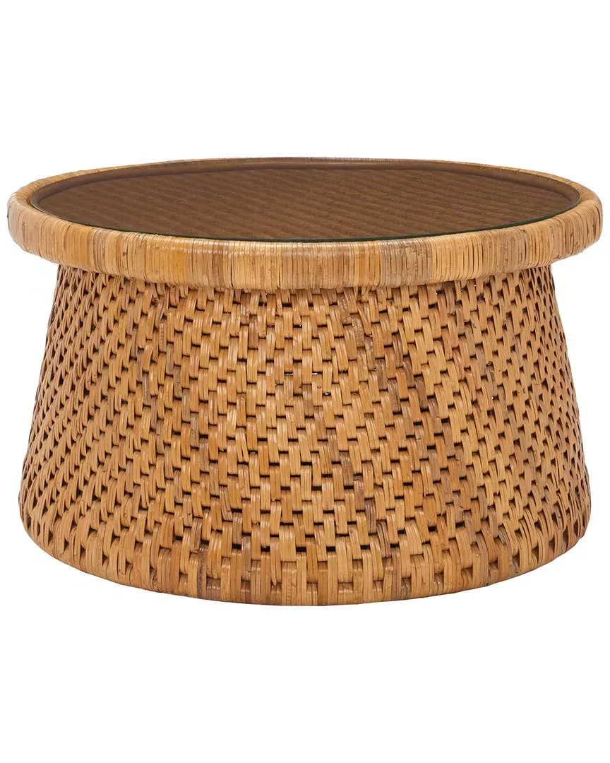 Lianne Round Coffee Table - Natural, Rattan image