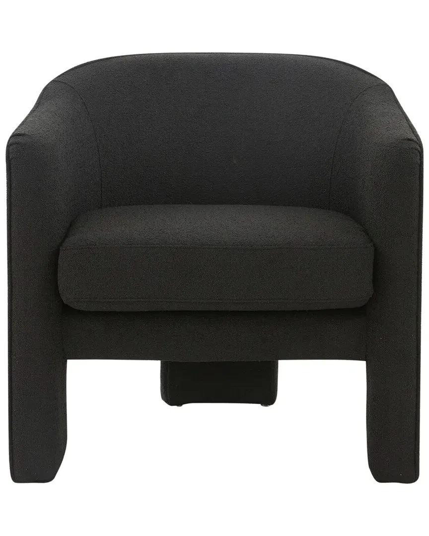 Londyn Accent Chair - Black, Boucle