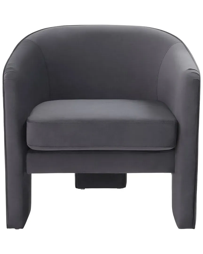 Londyn Accent Chair - Dark Grey, Velvet image