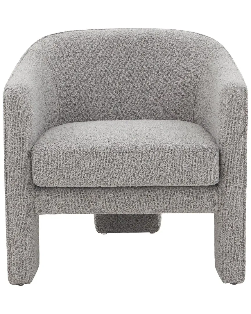 Londyn Accent Chair - Grey, Velvet