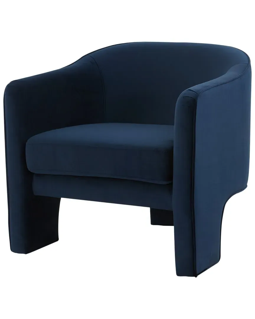 Londyn Accent Chair - Navy, Velvet