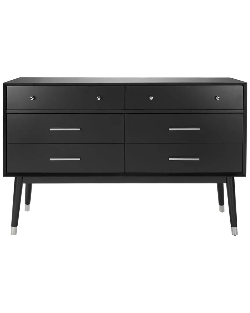 Madden Retro Dresser - Black, MDF image