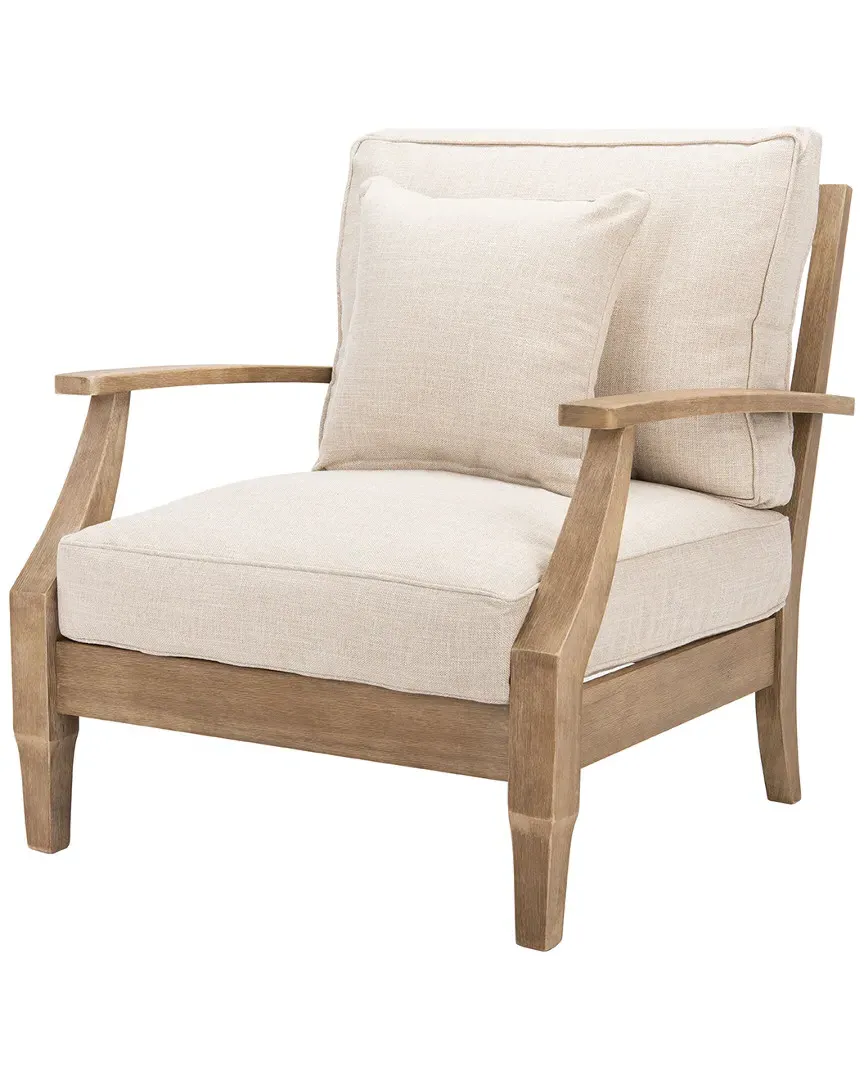 Martinique Wood Outdoor Patio Armchair - Eucalyptus image