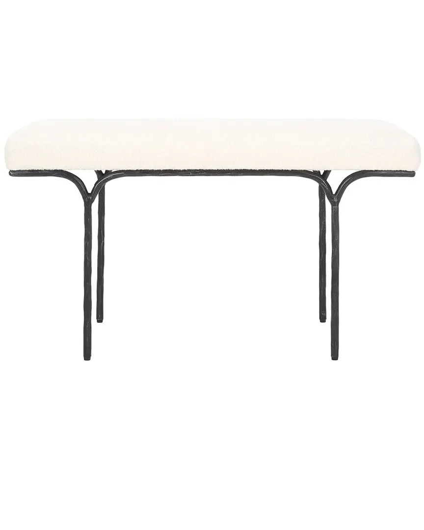 Marvin 36in Bench - Ivory, Boucle image