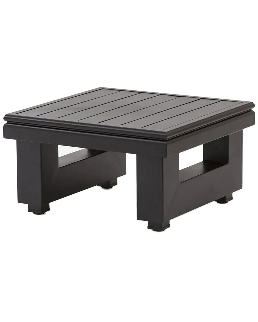 Montford Outdoor End Table - Black, Aluminum image
