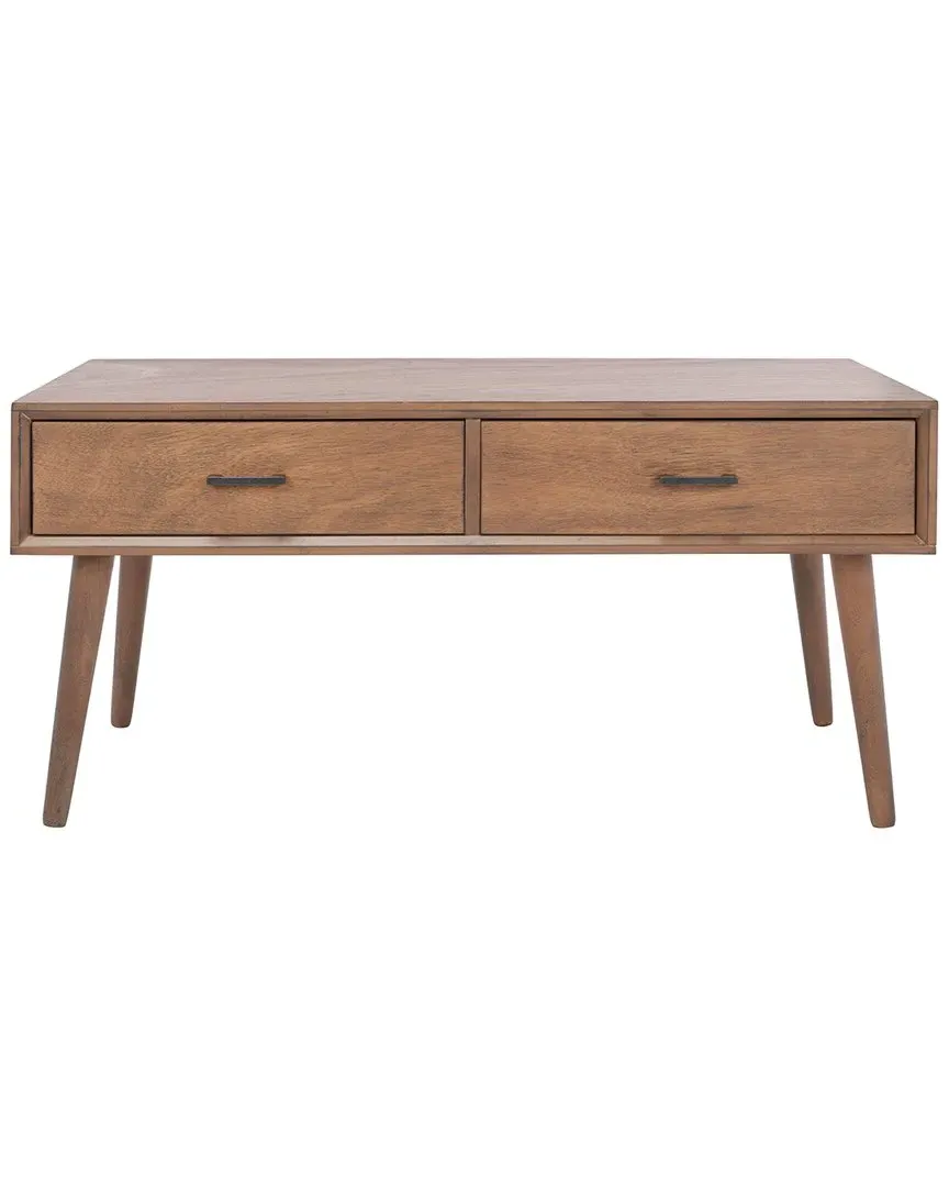Couture Mozart 2 Drawer Coffee Table - Brown, Pine image