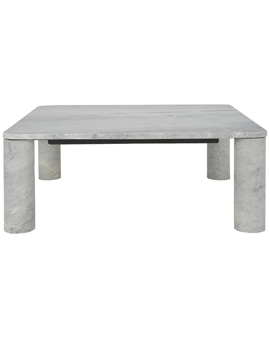 Nicoletta Square Coffee Table - Grey, Marble image