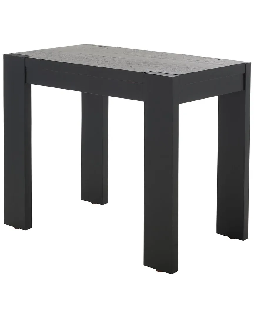 Nikole Rectangle Accent Table - Black, Mahogany image