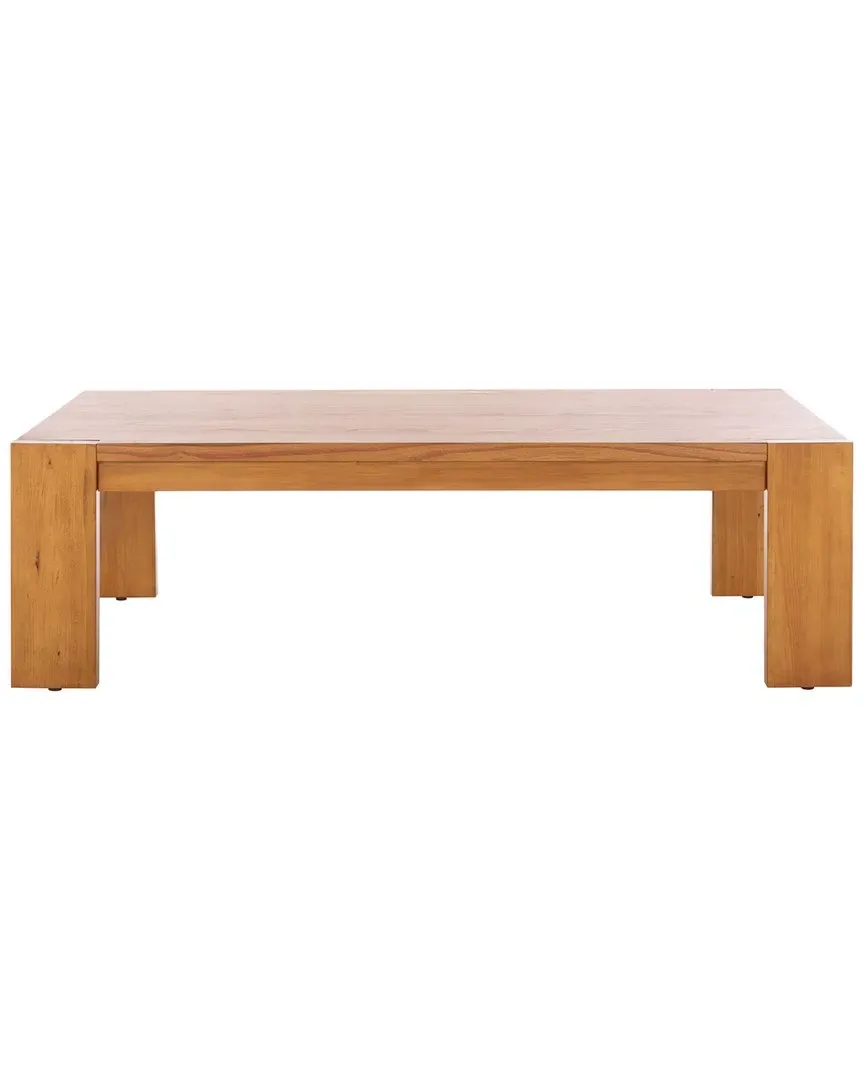 Nikole Rectangle Coffee Table - Brown, Mahogany