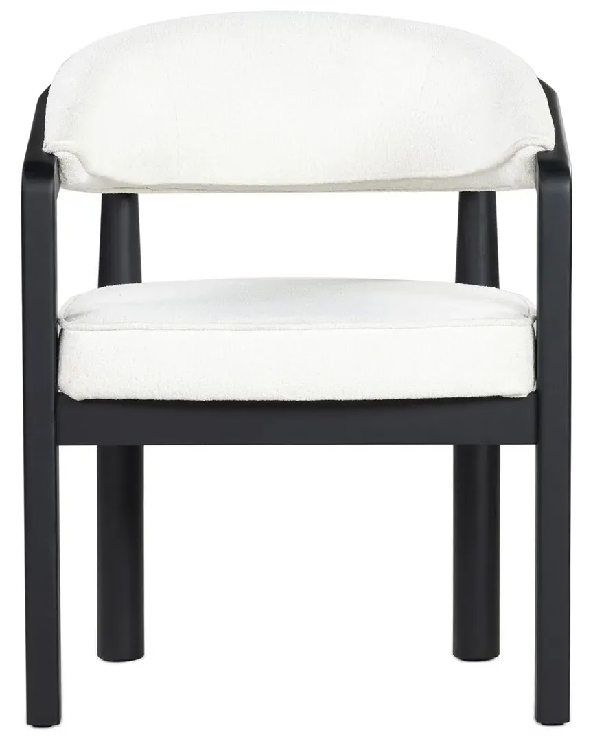 Peggy Boucle Dining Chair - Black