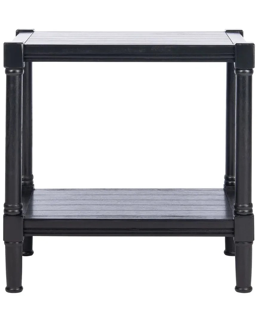 Rafiki Rectangle Accent Table - Black, Pine image