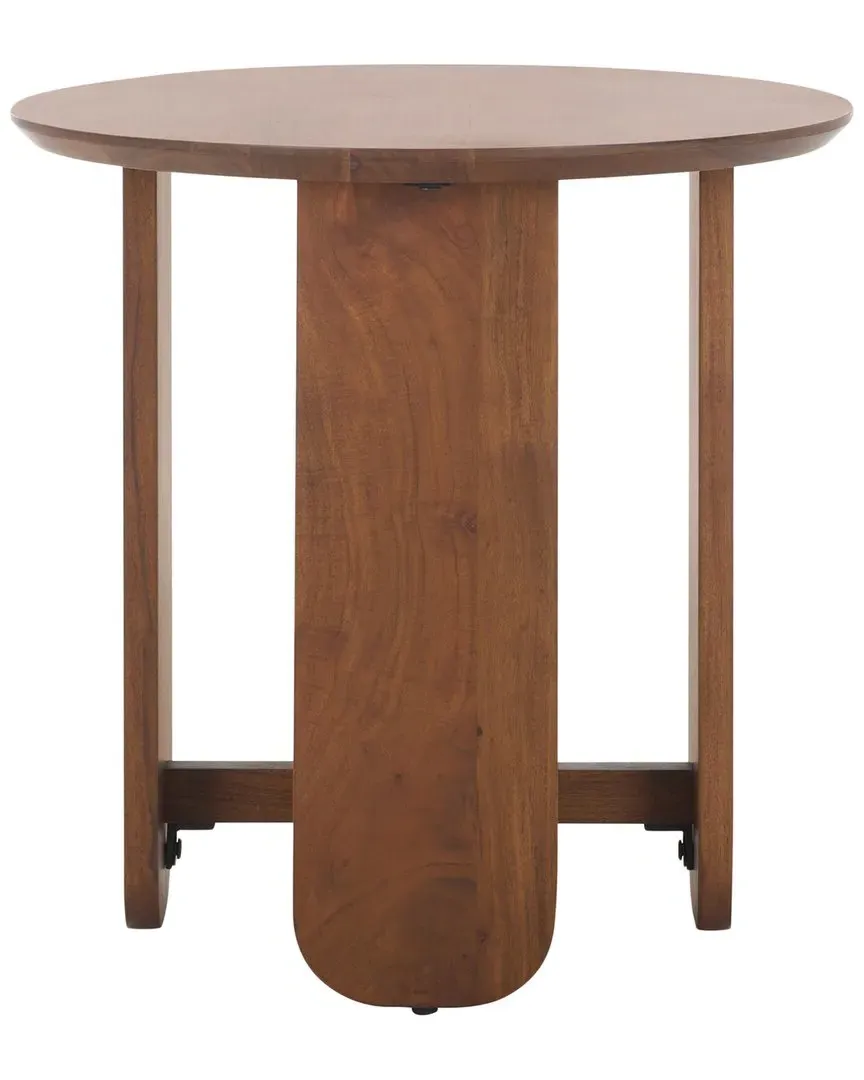 Raybelina Round Accent Table - Walnut, Acacia Wood image