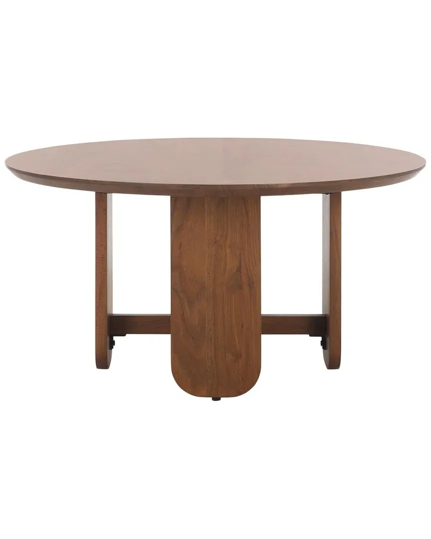 Raybelina Round Coffee Table - Walnut, Acacia Wood