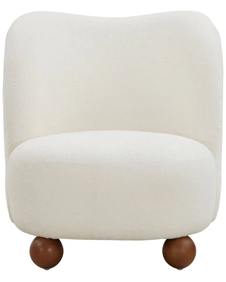 Rodolfo Boucle Accent Chair - Ivory