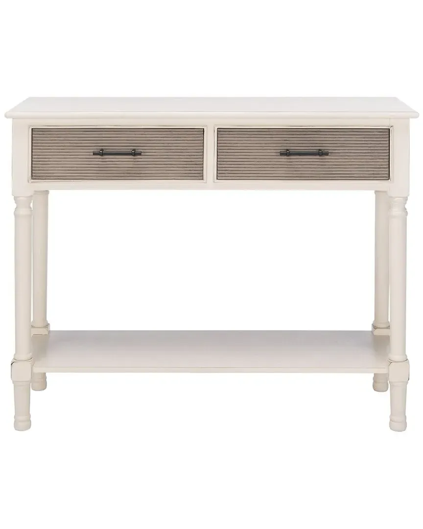 Ryder 2-Drawer Console Table - White, Pine image