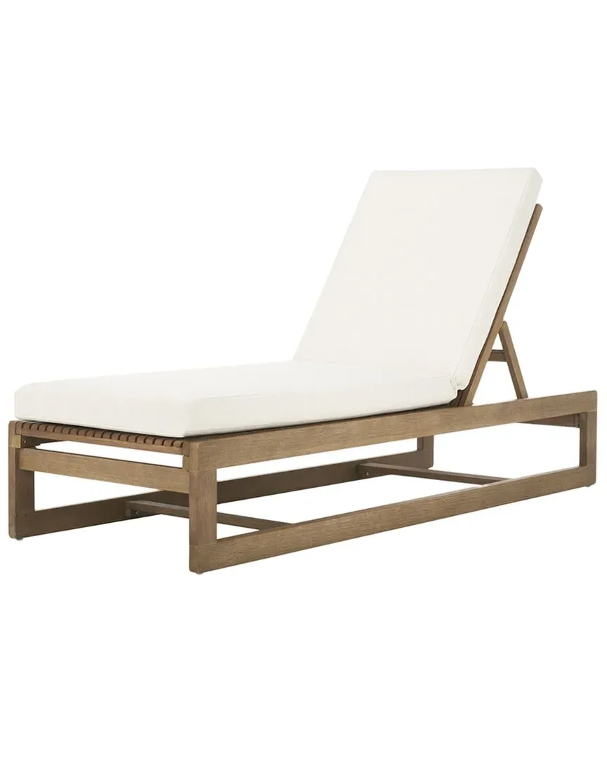 Saint Vincent Eucalyptus Chaise Lounge - Natural, Beige image