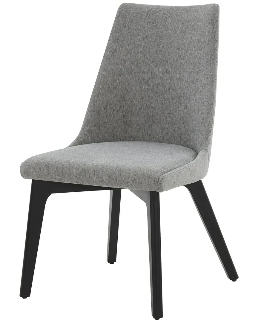 Sandralynn Linen Dining Chair - Grey, Linen image