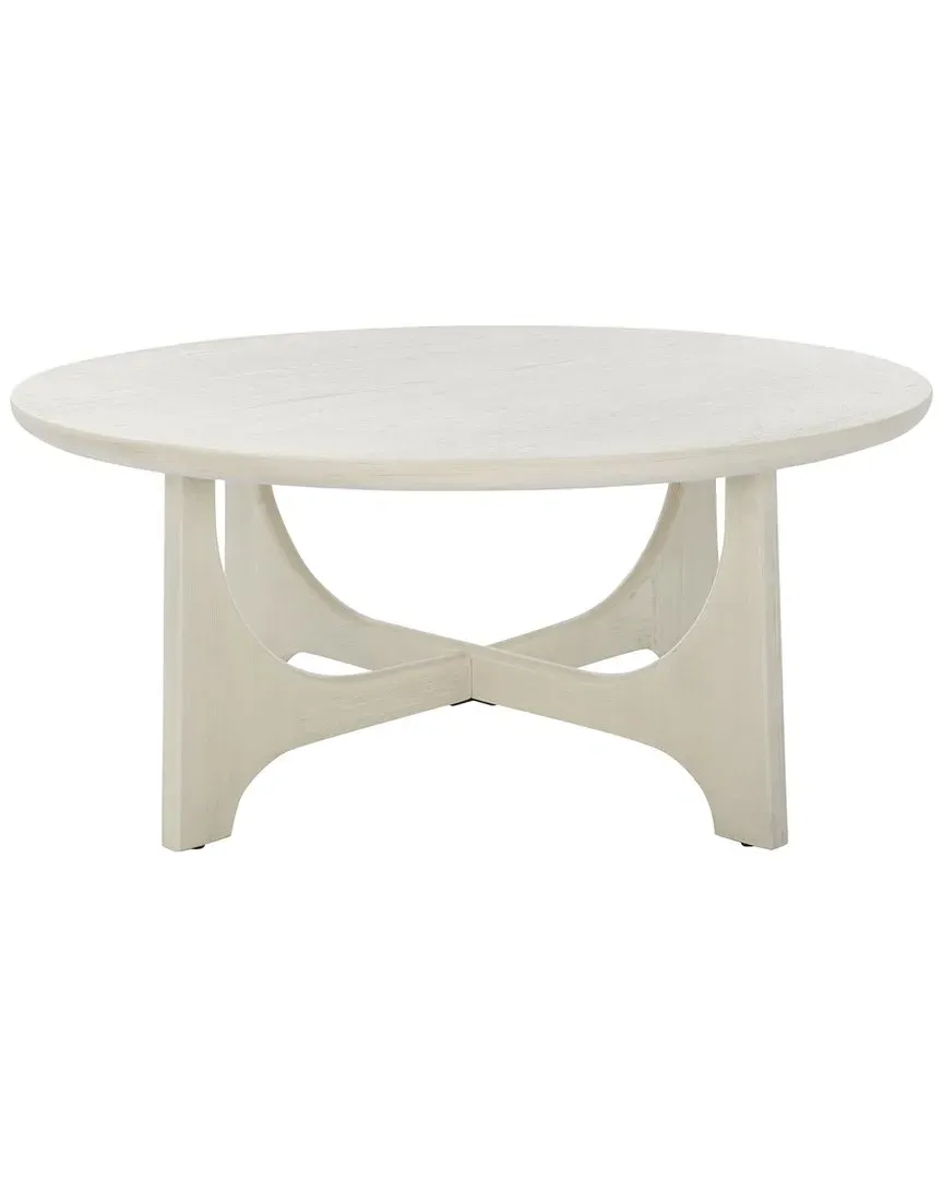 Sasha Square Coffee Table - White, Wood