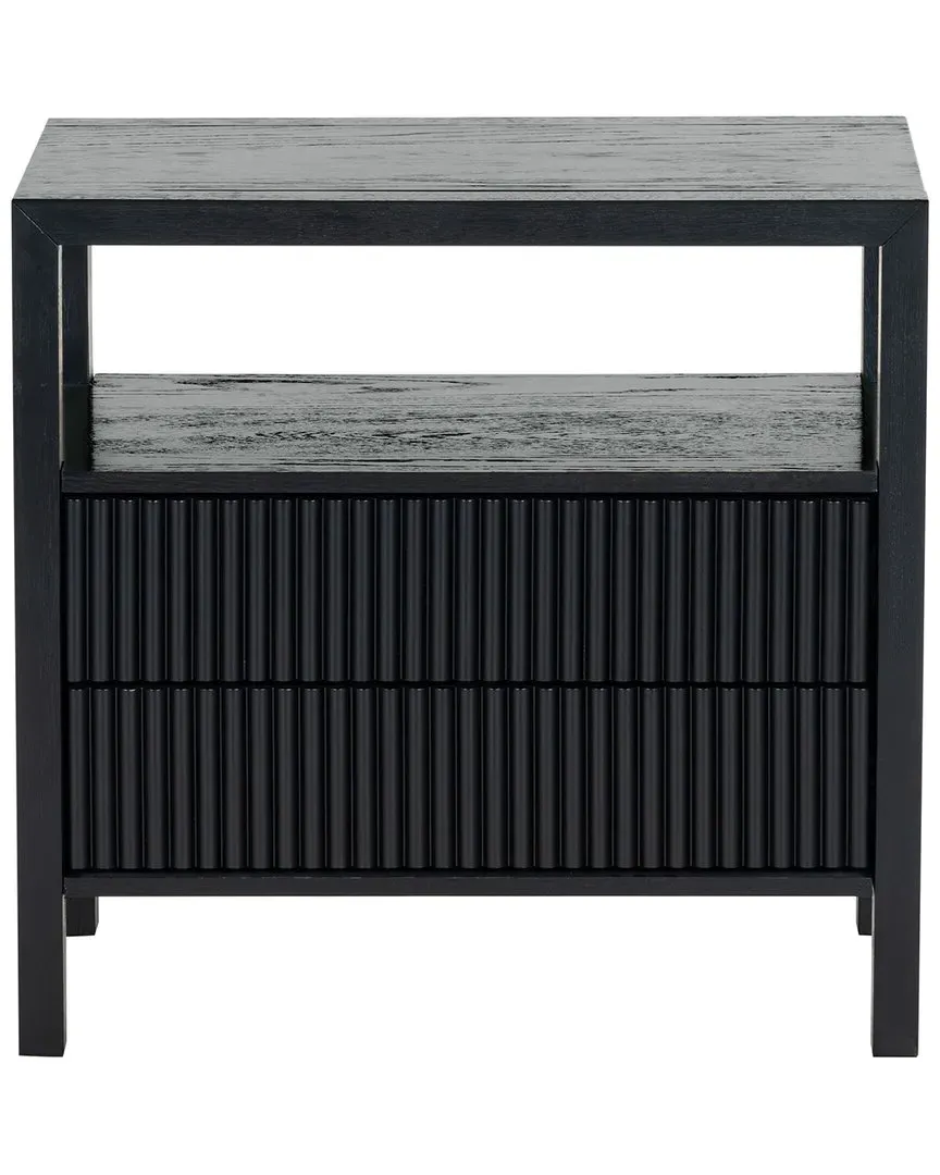 Shelbie 2-Drawer Nightstand - Black, Wood image