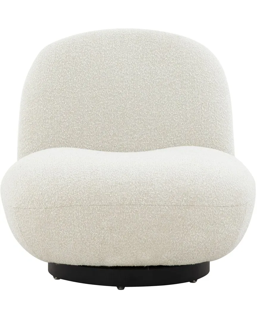 Stevie Boucle Accent Chair - Ivory