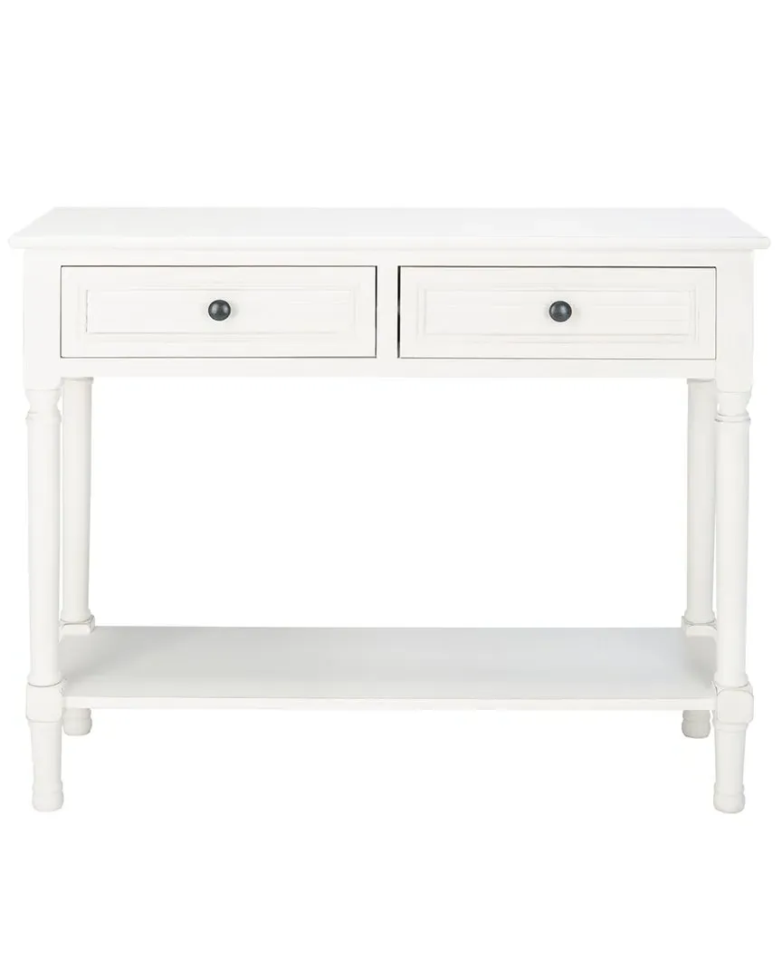 Couture Tate 2 Drawer Console Table - White, Pine image