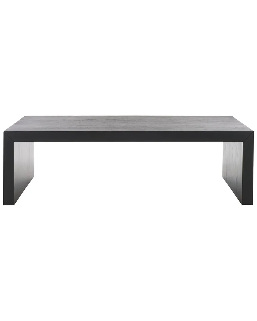 Tawney Rectangle Coffee Table - Black, Mahogany Wood image