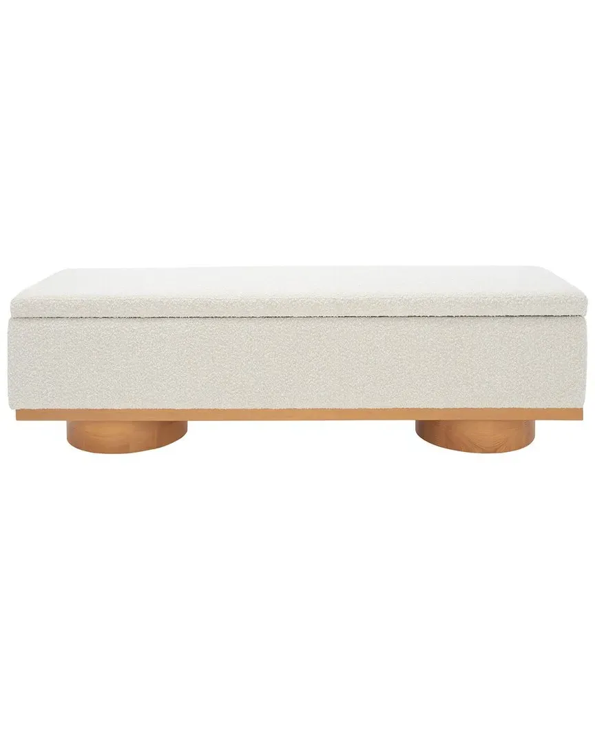 Vianna Boucle Bench - Cream, Ash Wood image