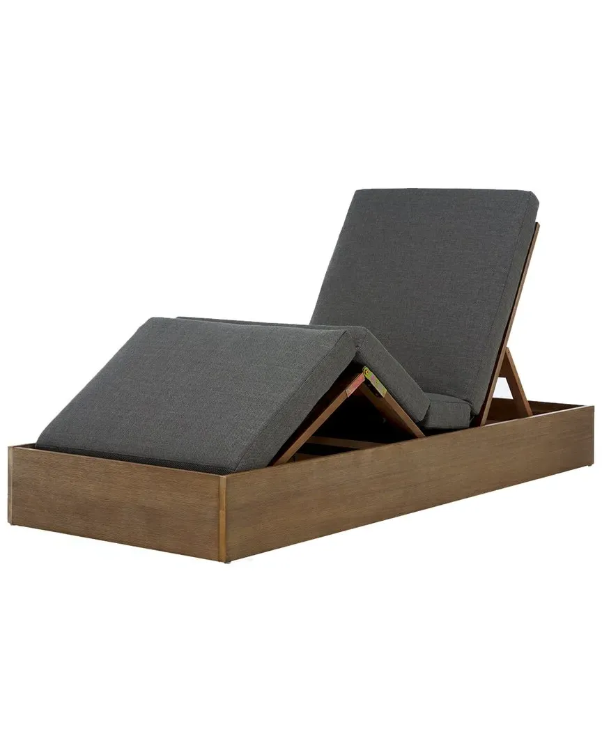 Vincent Adjustable Chaise Lounge Chair - Wood