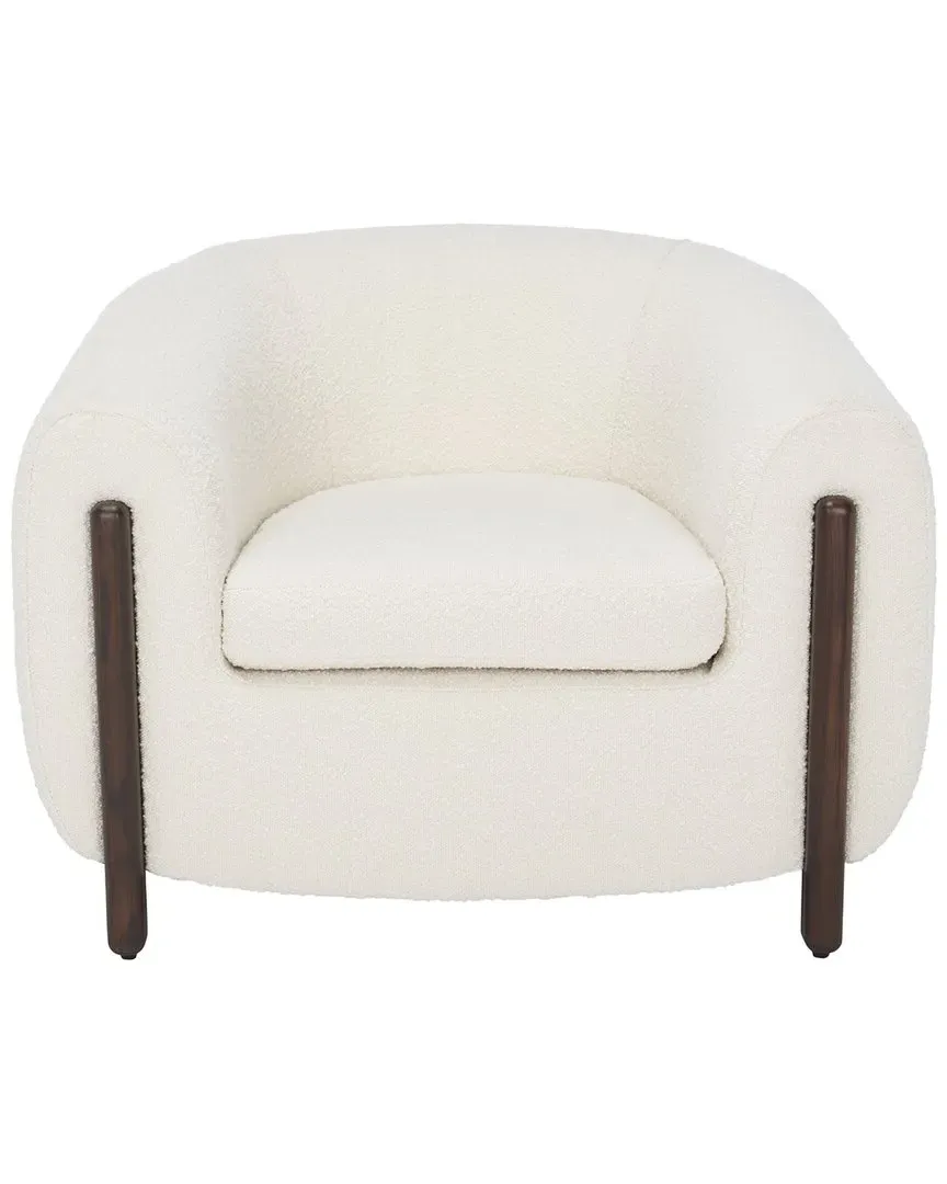 Westley Barrel Back Accent Chair - Ivory, Boucle image