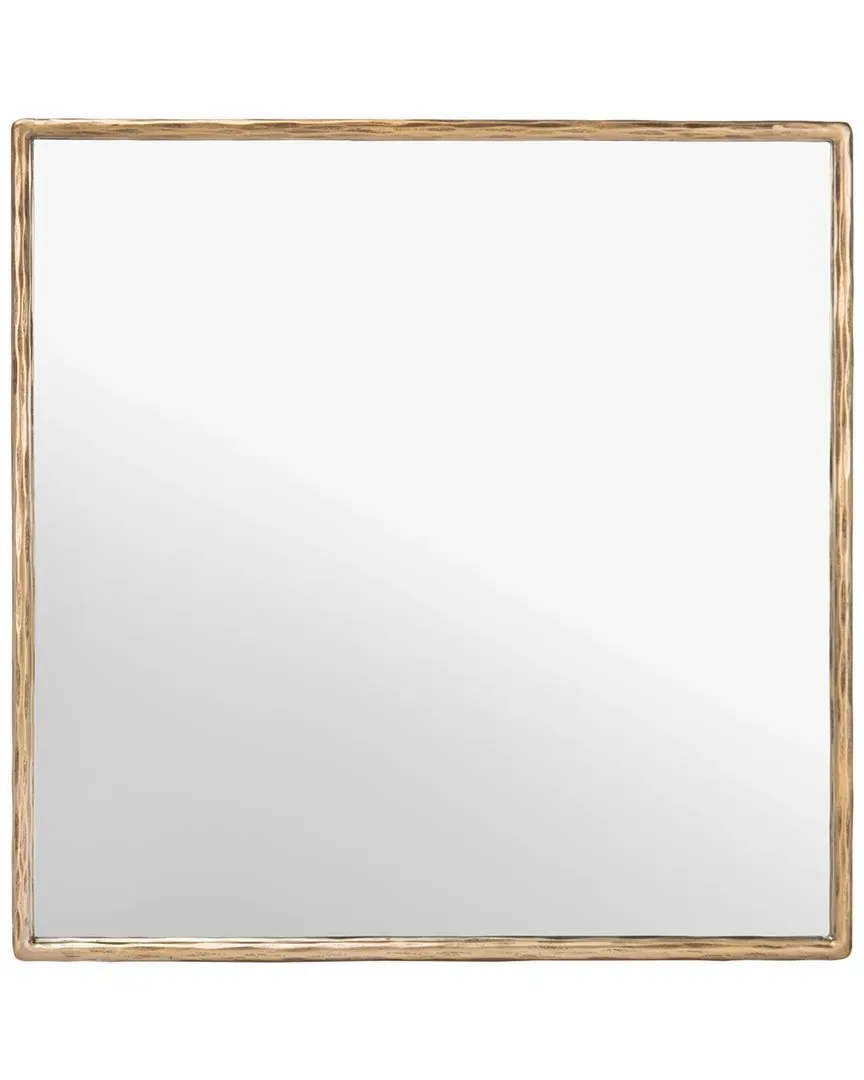 Yvette Square Metal Mirror - Brass image