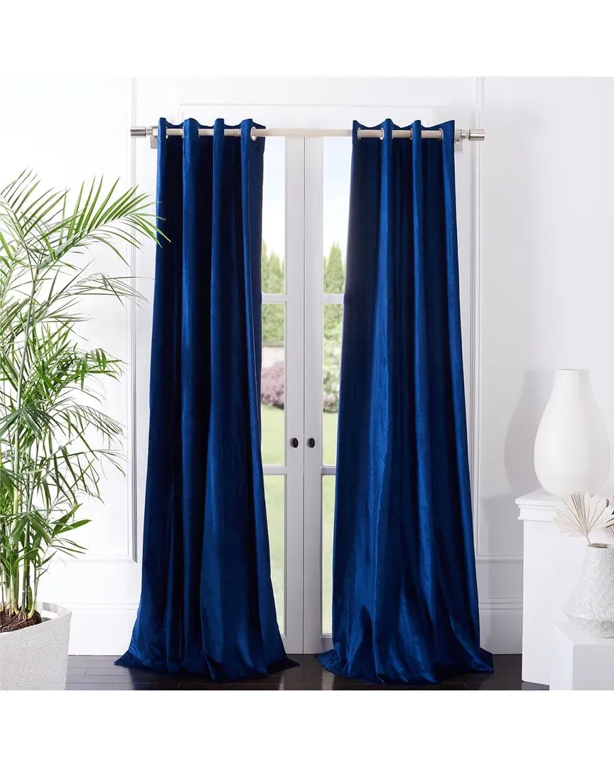 Creslia X Window Curtain Panel - Royal Blue