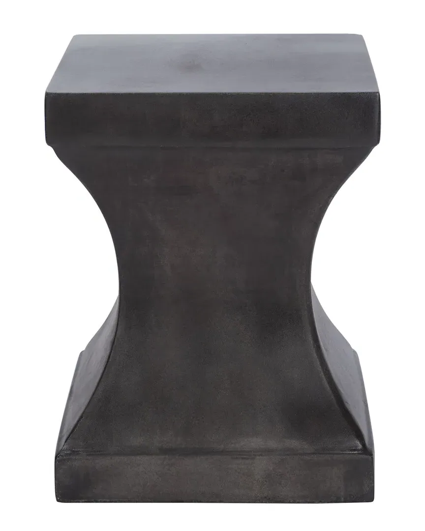 Curby Indoor/Outdoor Accent Table - Black, Concrete