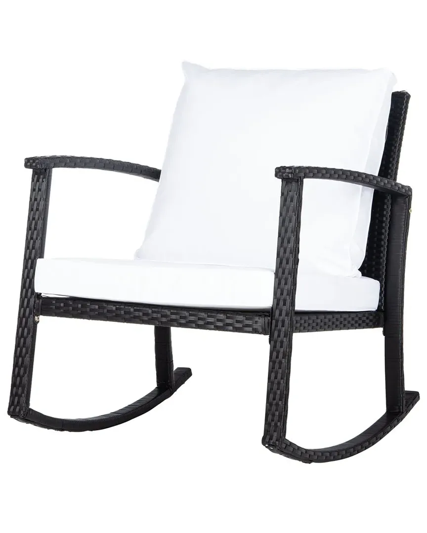Daire Indoor/Outdoor Rocking Chair - Black, Rattan image