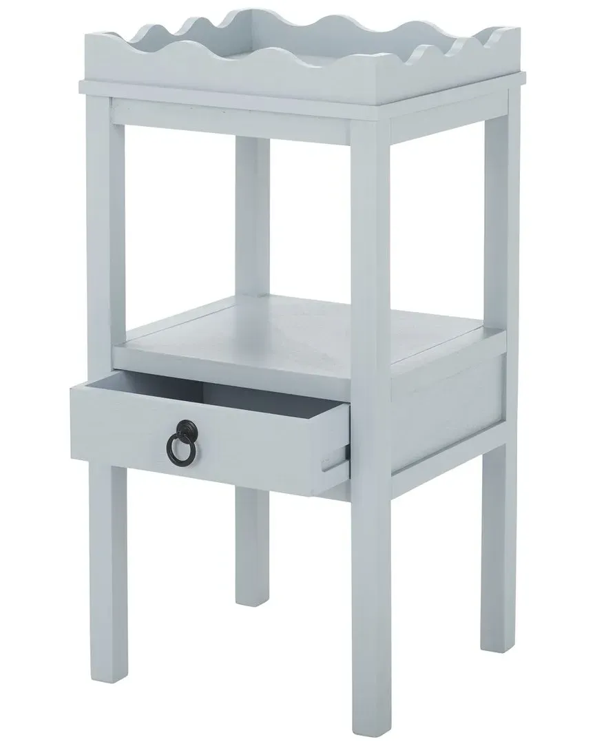 Darlyn 1-Drawer Accent Table - Winter Sky, Pine Wood