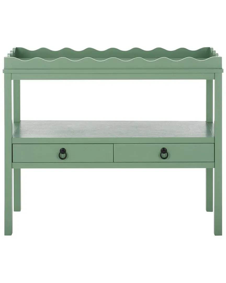 Darlyn 2-Drawer Console - Sage, Pine Wood
