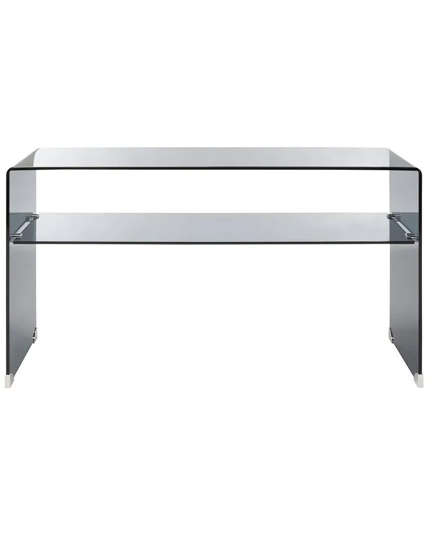 Dash Glass Console Table - Grey