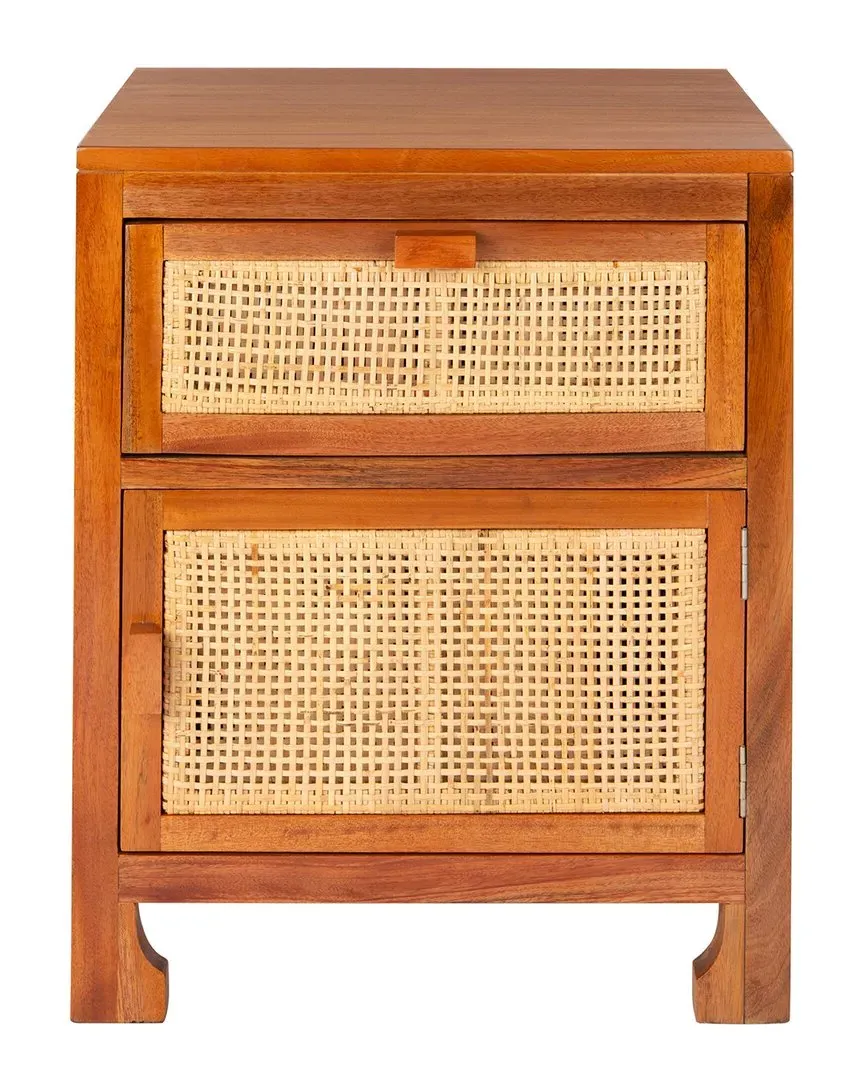 Dave 1-Drawer Nightstand - Natural, Mindi