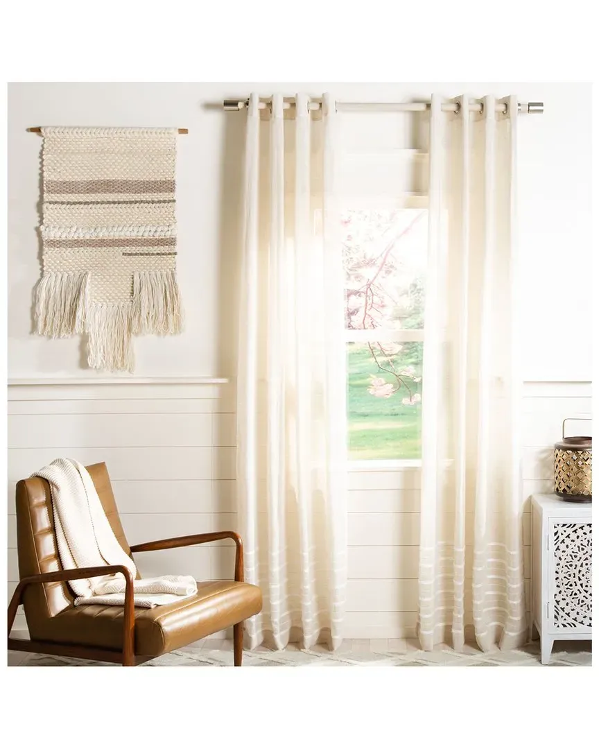 Delancey Window Panel - Beige, Polyester